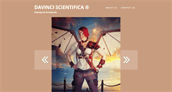 Desktop Screenshot of davinciscientifica.com